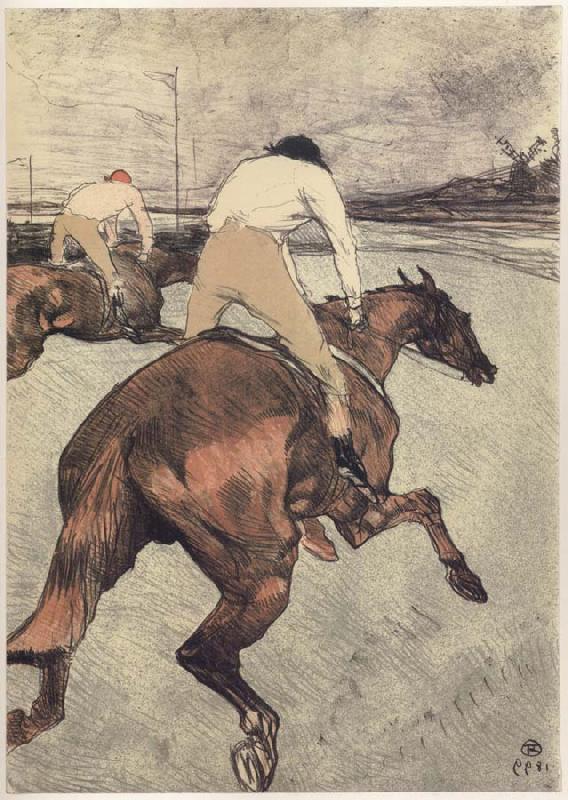 Henri  Toulouse-Lautrec The Jockey Spain oil painting art